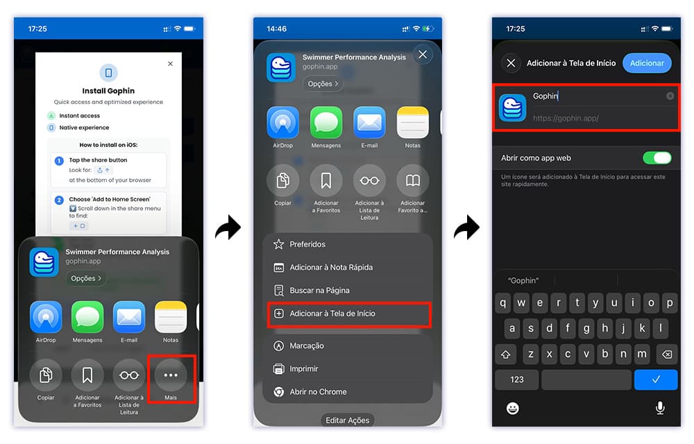Step 3 — scroll until “Add to Home Screen” appears in the share sheet.
